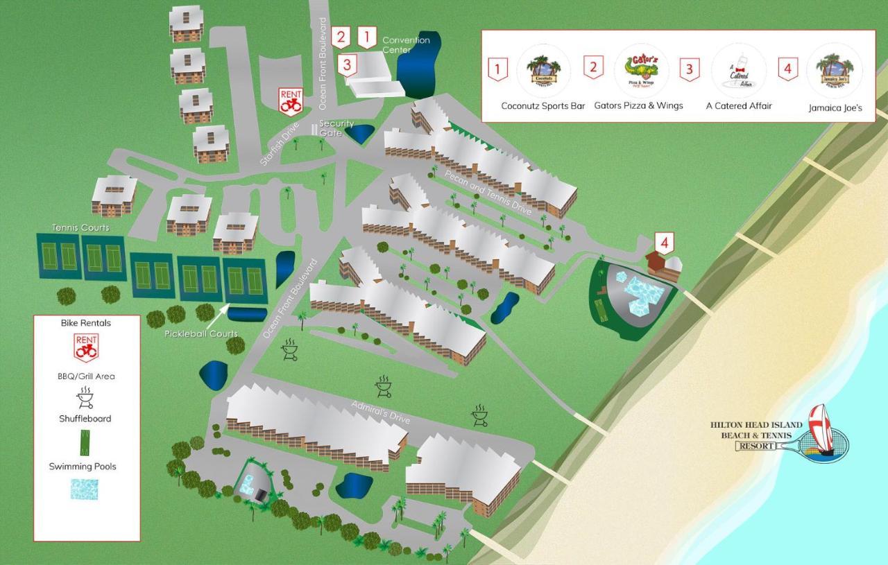 Luxury Beach Villa With Amazing Resort Amenities Biggest Pool On Hilton Head Island Hhi Beach Tennis Resort Esterno foto